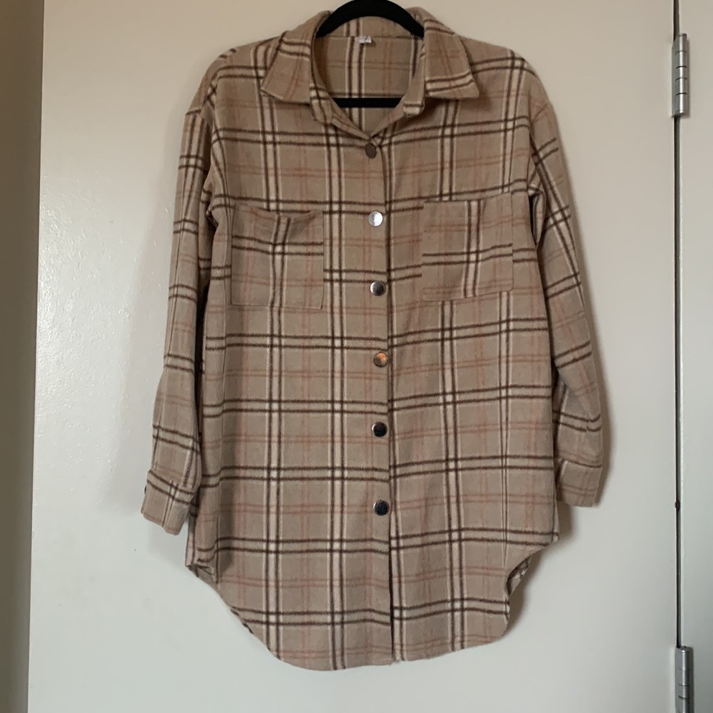 Plaid Shacket - Picture 2 of 3
